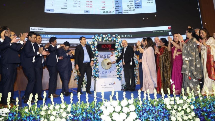 Azad Engineering share price jumps after strong debut. Buy, sell or hold?