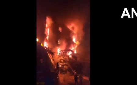 Massive fire at factory in Delhi's Bawana, none hurt