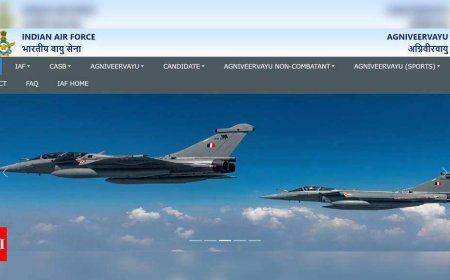 Indian Airforce Agniveervayu 1/2025 intake notice released; Registrations begin Jan 17, check details