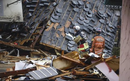 Rescuers race against time in Japan on day 4 after powerful earthquakes leave 77 dead