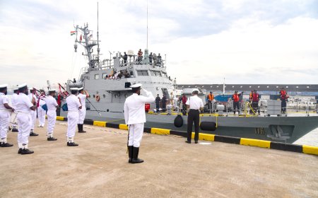 INS KABRA ARRIVES AT COLOMBO, SRI LANKA