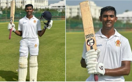 Karnataka's Prakhar Chaturvedi breaks Yuvraj Singh's 1999 record in Cooch Behar Trophy with unbeaten 404