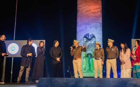 Indian Police Ko Salaam in the capital city celebrating 75 years of Indian Police Service