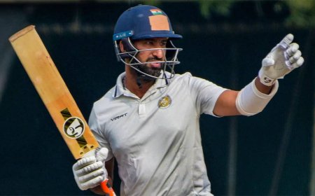Pujara becomes fourth Indian to score 20,000 first-class runs