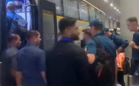 Watch: England team lands in Hyderabad for Tests vs India