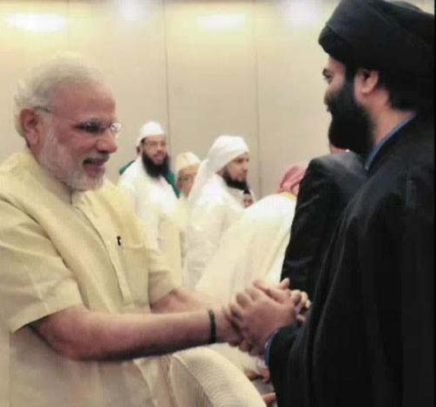 PM interacts with Dr Maulana Kalbe Rushaid Rizvi and other eminent religious leaders