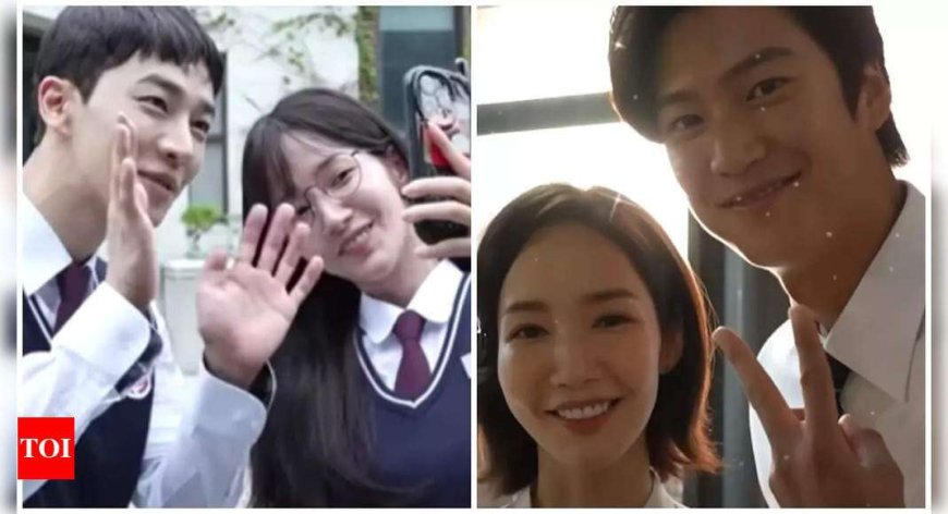 Park Min Young and Na In Woo enjoy candid moments on the sets of 'Marry My Husband' - watch video