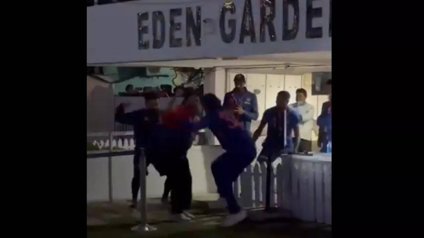 Watch: When Virat, Ishan, Hardik danced at Eden Gardens