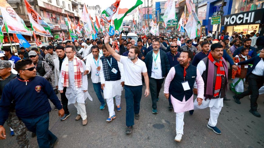 FIR against Rahul Gandhi's Bharat Jodo Nyay Yatra for route deviation in Assam