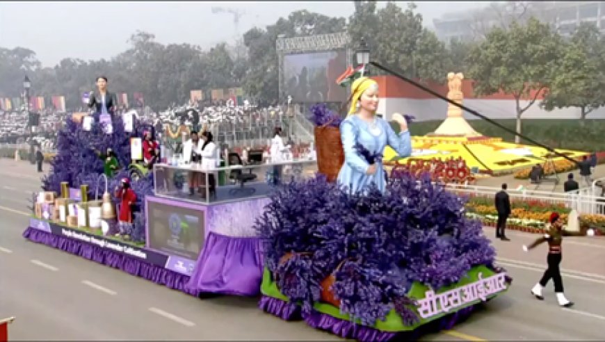 CSIR’s Republic Day Tableau highlights the Purple Revolution through Lavender Cultivation in Jammu & Kashmir