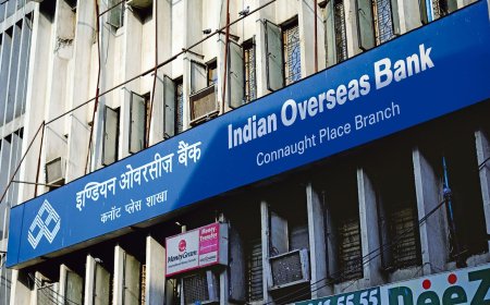 Indian Overseas Bank share price surges over 7%; becomes fifth PSU bank to cross  ₹1 lakh crore market cap