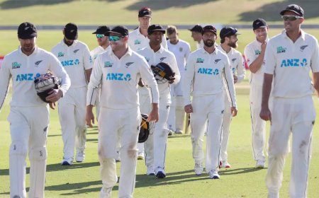 NZ leapfrog Aus & India to claim top spot in WTC standings