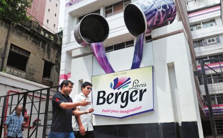 Can Berger Paints maintain its market share and margin amid growing competition?