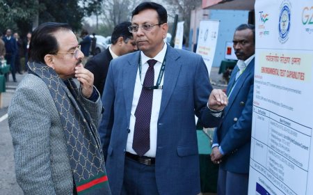 MoS for Defence  Ajay Bhatt visits Terminal Ballistics Research Laboratory (TBRL)