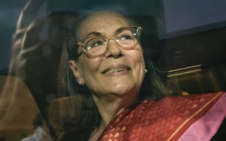 Sonia Gandhi reaches Jaipur to file nomination for Rajya Sabha polls from a seat previously held by Manmohan Singh