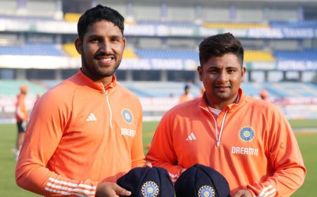 Sarfaraz Khan finally makes debut: Check father's reaction as India take on England in 3rd Test match in Rajkot