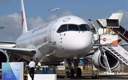 China's first homegrown airliner makes international debut