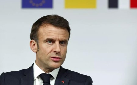 Putting Western troops on the ground in Ukraine is not 'ruled out' in the future, French leader says
