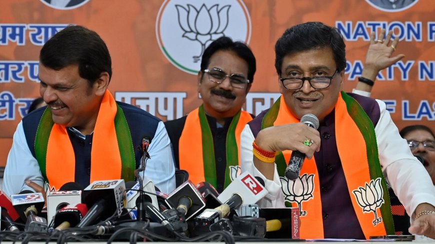 Ashok Chavan's epic blooper on BJP's stage as he thanks Congress President, cracks up Devendra Fadnavis | Watch video