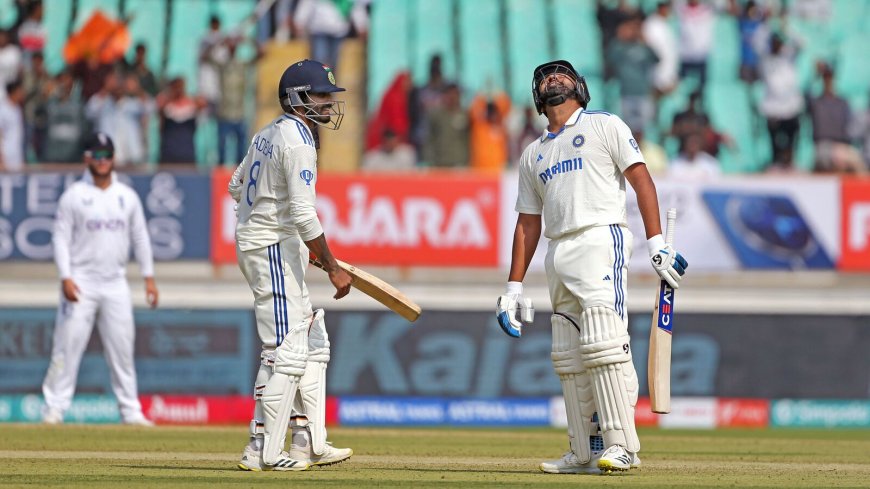 India vs England 3rd Test Day 1 Highlights: IND 326/5 at Stumps on DAY 1; Rohit, Jadeja score centuries