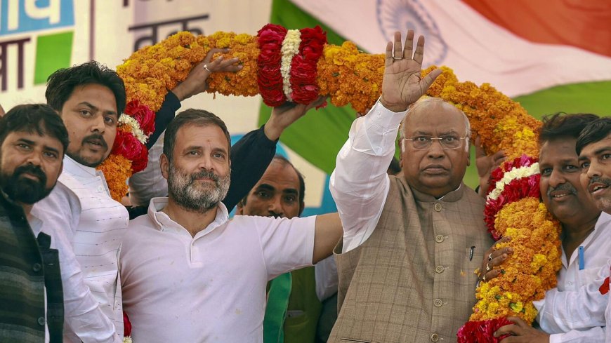BJP will not cross 100 seats in 2024 Lok Sabha polls, claims Mallikarjun Kharge during Bharat Jodo Nyay Yatra in Amethi