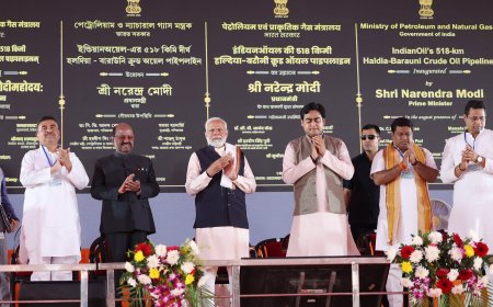 PM dedicates to nation and lays foundation stone for multiple development projects at Arambagh