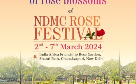 NDMC organises Rose Festival from 2nd to 7th March