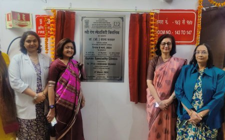 MS Dr. Vandana Talwar  Inaugurated  the Special Clinics of Gynae. Oncology