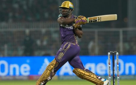 KKR vs SRH Live Score, IPL 2024: Andre Russell slams 50 in 20 balls to power KKR to 208/7 after 20 overs