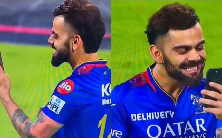 Virat's FaceTime call with Anushka and kids