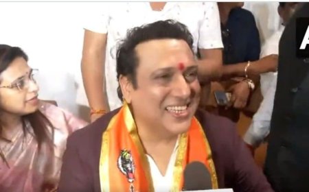Actor Govinda joins CM Eknath Shinde's Shiv Sena in Mumbai ahead of Lok Sabha polls: ‘I am back'