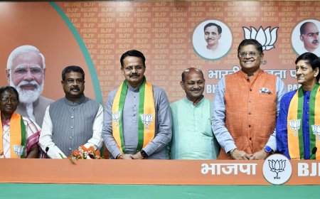 Lok Sabha Elections 2024: 6-time BJD MP Bhartruhari Mahtab along with Sidhant Mohapatra join BJP