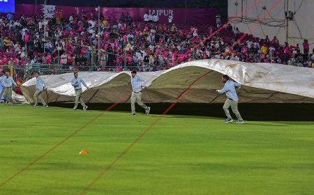 RR vs GT 2024 IPL match interrupted due to rain. THIS team will win if DLS method comes in play