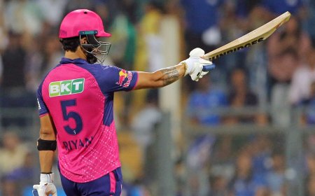 Riyan Parag's IPL 2024 dream run continues with 3rd half-century this season during RR vs GT match