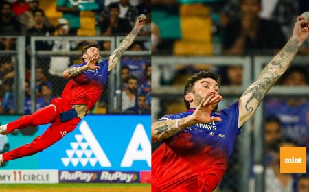 MI vs RCB IPL 2024: Watch Reece Topley take ‘catch of the tournament’ to dismiss Rohit Sharma; netizens react