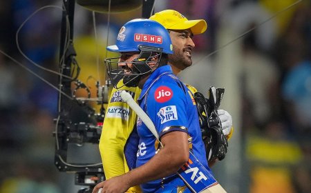 MI vs CSK IPL 2024: MS Dhoni hugs Rohit Sharma after ‘Hitman’ remains unbeaten after century; netizens react