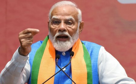 Lok Sabha polls 2024: ‘Congress always insulted Dr Babasaheb Ambedkar,’ says PM Modi during a rally in MP's Hoshangabad