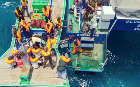 Lok Sabha Elections 2024: EC covers 1058 km in sea to bring EVMs in remote corners of Lakshadweep | Watch