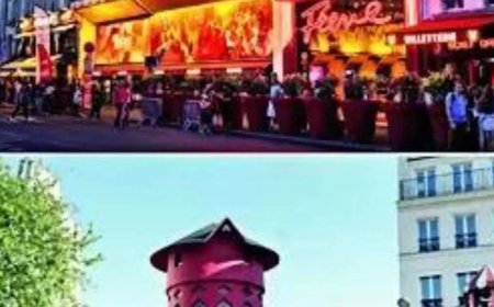 Iconic blades of Moulin Rouge windmill collapse