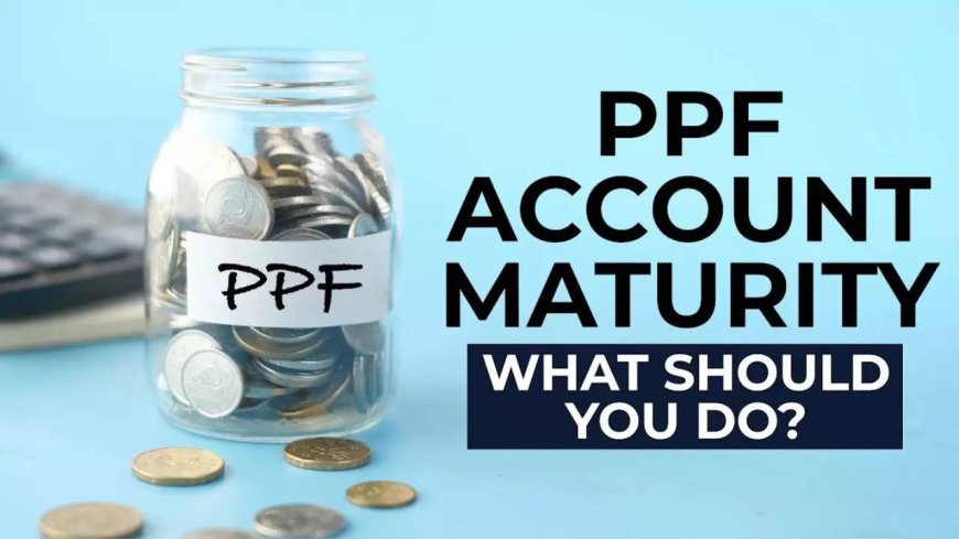 What are options available once your Public Provident Fund matures?