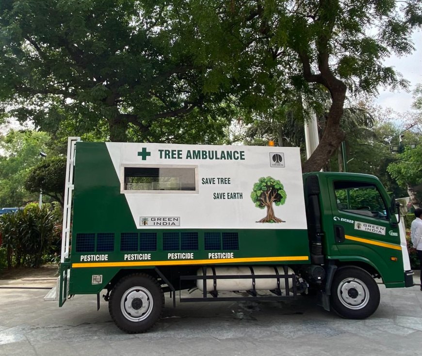 Tree Ambulance A new step towords conservation by NDMC