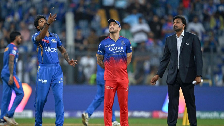 RCB vs MI: Javagal Srinath accused of toss tampering! Netizens allege, ‘all matches are pre decided..’