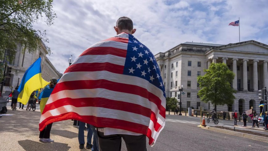 Ukrainian and Western leaders laud US aid package while the Kremlin warns of 'further ruin'