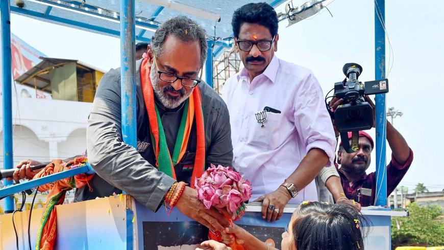 'I didn't cast vote': Rajeev Chandrasekhar skips poll for Thiruvananthapuram campaign, LDF dubs it ‘insult to democracy’