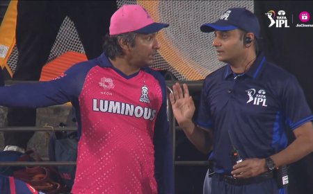WATCH | Kumar Sangakkara fumes at ‘horrible’ third umpire decision during SRH vs RR clash. Netizens say ‘made no sense’