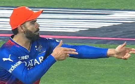 RCB vs PBKS IPL 2024: Virat Kohli mimics Rilee Rossouw's gun celebration; netizens call him ‘pure entertainer’