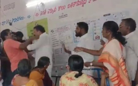 Watch: YSRCP MLA slaps voter at polling booth in AP