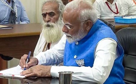 PM Modi in Varanasi: PM files nomination for Lok Sabha election