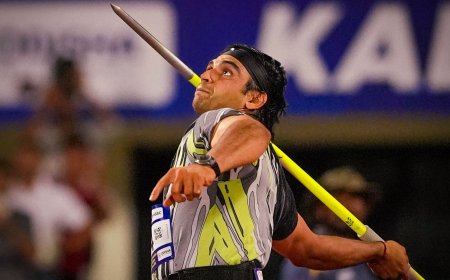 Neeraj Chopra clinches gold medal at Federation Cup 2024 with 82.27 meter throw | Watch