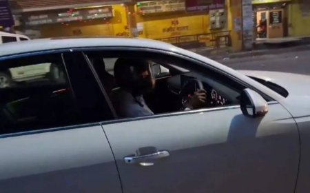 Jhansi man fined for not wearing helmet while driving Audi